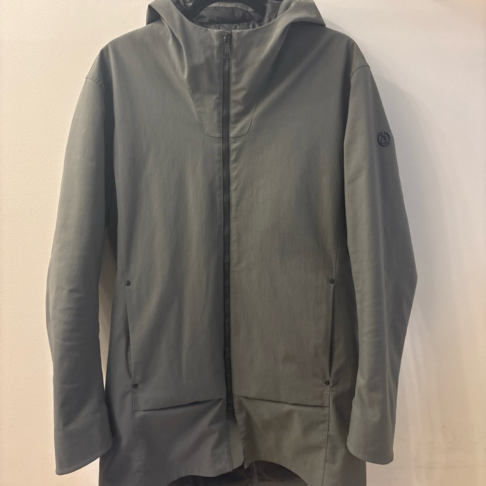 Men's Gray Hooded, Alchemy Equipment, Waterproof Performance Down Coat